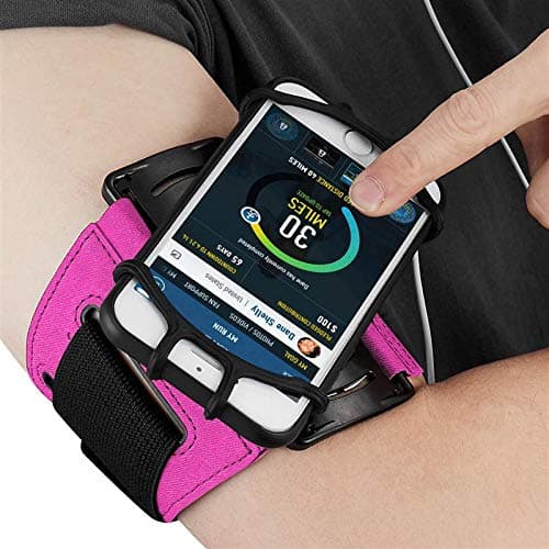 CoverKingz Brassard de Sport Universel 4,0-7,0 Pouces - Brassard pour Smartphone - Accessoire de Sport - Brassard téléphone Portable Rose