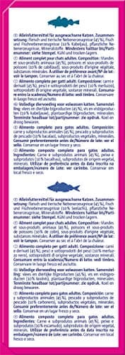 Vitakraft Poésie Délice - Repas en sauce pour chat adulte - Assortiment de poissons labellisé MSC : cabillaud et colin - Recette sans céréales ni sucre ajouté (6 x 85g)