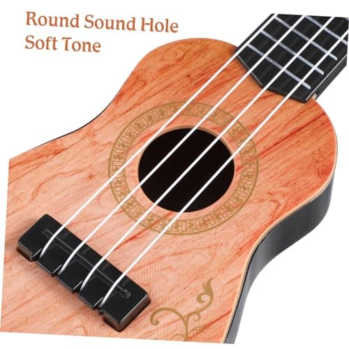 GARVALON Mini Ukulélé Enfants Ukulélé Jouet Instruments De Musique Modèles Ukulélé Instruments Jouet en Plastique Ukulélé Modèle Simulation Ukulélé Jouets Ukulélé Jouets Enfants Guitare