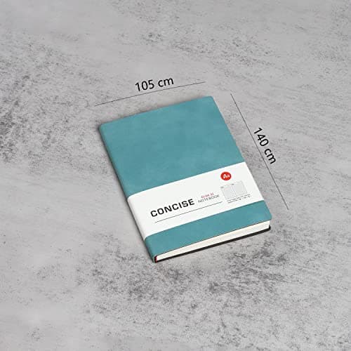 A6 Carnet de Notes Cahier En Cuir PU, Carnet Ligné A6 Papier Crème, Cahier de Travail 10,5 * 14 cm, Journal de Voyage Pour Études Bureau École Rédaction Prise de Notes, Tiffany 6pcs