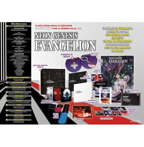 Evangelion-Édition Limitée Collector-Noir-Combo DVD + Blu-Ray