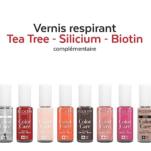 PODERM - ONGLES NOIRS ET TRAUMATISÉS | Traitement aux plantes anti-hématomes, antifongiques, antibactériennes et réparatrices | Soin professionnel pied/main | Facile & rapide | Fabriqué en Suisse