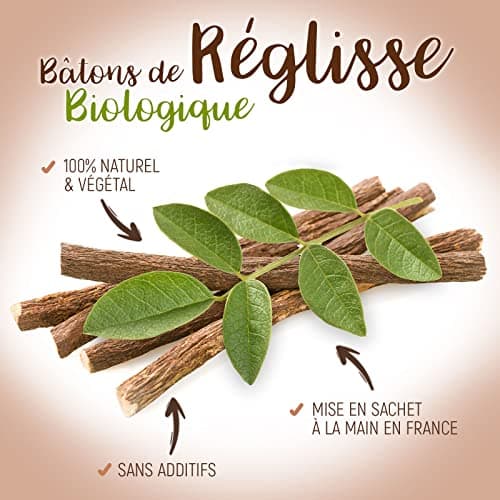Bâtons de Réglisse Bio - Planète au Naturel - 100 g