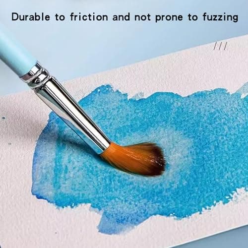 DEARBAG 60 Feuilles Papier Aquarelle, Aquarelle Papier Dessin, 300g/m2 Papier Aquarelle Blanc Coton Watercolor Paper Feuille Aquarelle pour Aquarelles Acryliques Gouaches (12,7 x 17,8 cm)