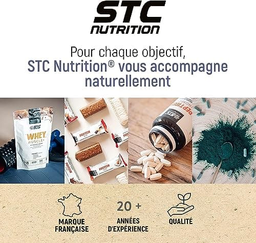 STC NUTRITION - No Cramp - Favorise la contraction musculaire - Anti-crampes & anti-acide lactique - Aide à lutter contre la fatigue - Sans Gluten - Cure 30 jours - Marque Française
