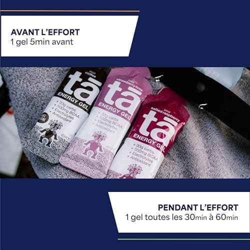 TA ENERGY - Gel Energétique - Mandarin Orange x24 - Energie - Sodium - BCAA - Antioxydants - Idéal pendant les activités sportives 133Kcal