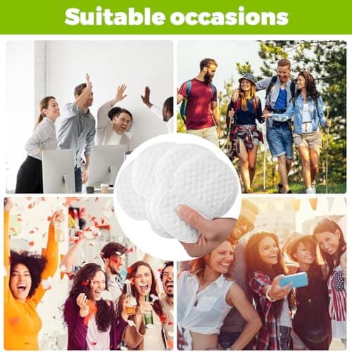 50 Lingette Patch anti transpiration Patch, Anti Transpirant Aisselles - Jetable, Invisible et Confortable - Patch Protège Aisselles Femmes et Hommes