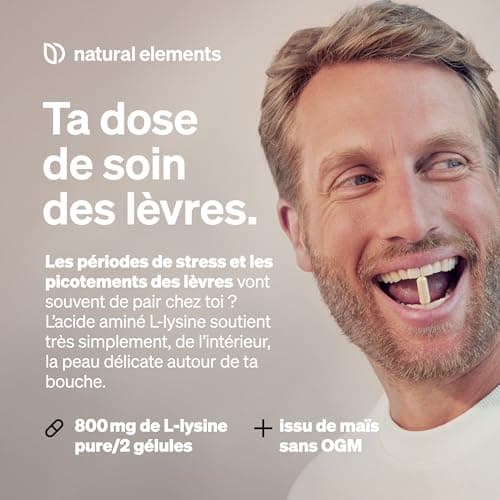 L-Lysine – 365 gélules – 1 000 mg par dose journalière – issu d’une fermentation végétale – végane, hautement dosé, sans additifs – fabriqué et contrôlé en laboratoire en Allemagne