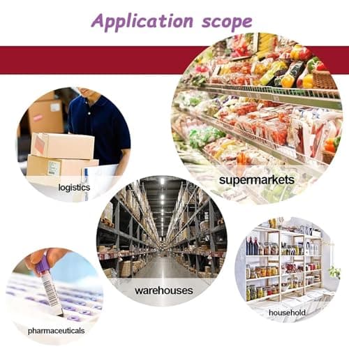 AZWOOD Etiquettes Autocollantes Bocaux, 2 Rouleaux 1000 Étiquettes Confitures - 25 x 40mm Étiquettes Multifonctionnel Universelles pour Boîtes de Congélation, Bocaux (Multicolore)