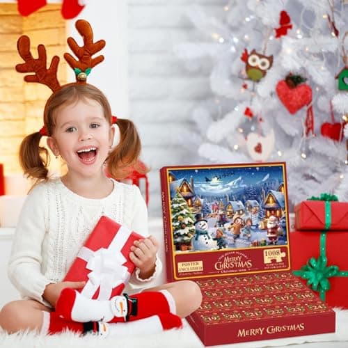 Puzzle Calendrier de l'Avent 2024,Puzzle Calendrier de l'Avent - Puzzle du compte à rebours en classe - Puzzles de calendrier de Noël, puzzle de calendrier de compte à rebours de Noël pour les