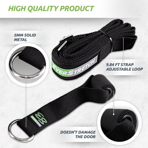 EverStretch Civière de Jambe Soyez Plus Flexible avec Notre Door Flexibility Trainer Lite. Appareil d'entraînement Sangle d'étirement Lite Premium pour Le Ballet, la Danse, Le MMA
