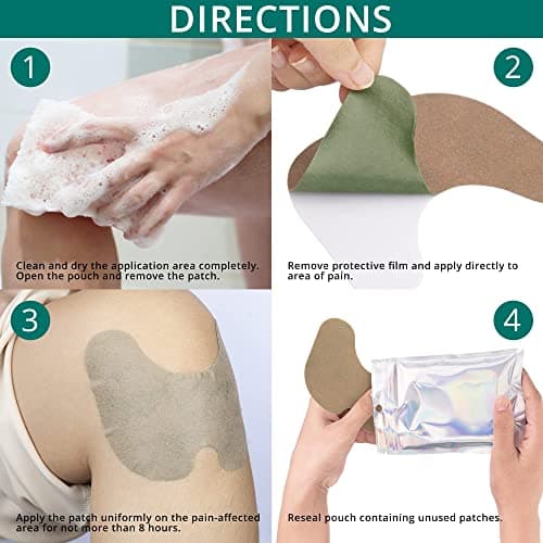 Patch Chauffant 26 Pcs,Patch Anti Douleur,Patch de soulagement de la Douleur au Genou, Idéal Pour Douleurs au Cou, Nuque, Epaules, Articulations, Courbatures