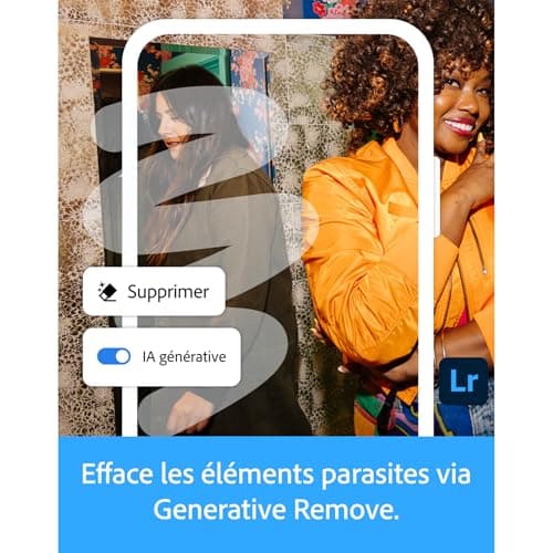 Adobe Creative Cloud 20GB: Photoshop & Lightroom|1 an|PC/Mac|Téléchargement