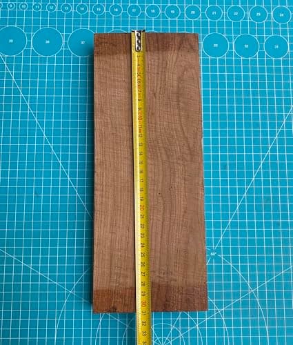 Morceaux de chêne brut, 30 × 120 × 310 mm deux pièces, un morceau de chêne dur pour les produits de bricolage, planche de chêne (1)