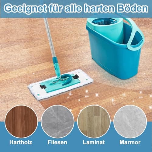DYDHRER Lot de 3 serpillères de Rechange compatibles avec Leifheit Clean Twist M Ergo Micro Duo,moppe Compatible leifheit serpillière,serpillères de Rechange en Microfibre pour Tous Les sols
