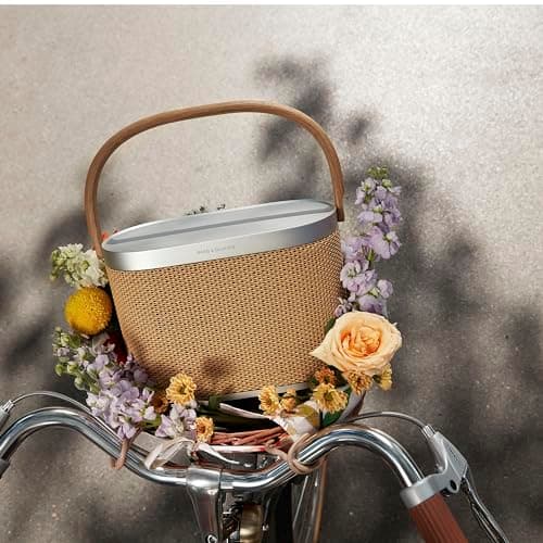 Bang & Olufsen Beosound A5 - Enceinte Puissante Design Modulaire et Circulaire Bluetooth Portable et WiFi Connectée, Autonomie Longue Durée et Dotée d’un Chargeur Sans Fil Intégré - Nordic Weave