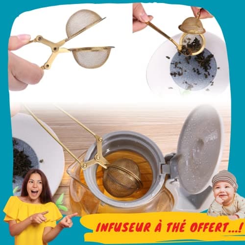 Tisane Magique 300g + boule infuseur cadeau | infusion allaitement bébé | Digestion difficile | règles douloureuses | lactation colique graine fenugrec fenouil carvi Verveine caroube vrac future maman