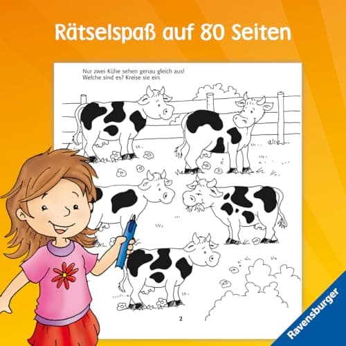 Kindergarten-Rätselspaß für unterwegs
