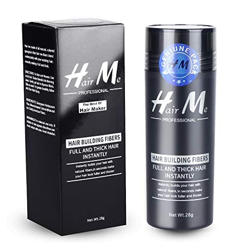 Poudre Cheveux,Densifiante Poudre Volume Chatain Calvitie Homme Hair Building Fibers?Brun foncé?