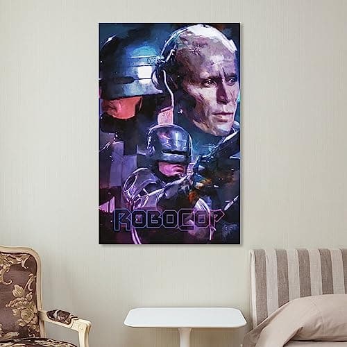 BAOCE Poster de film RoboCop (16) - Impression sur toile - Esthétique - 40 x 60 cm