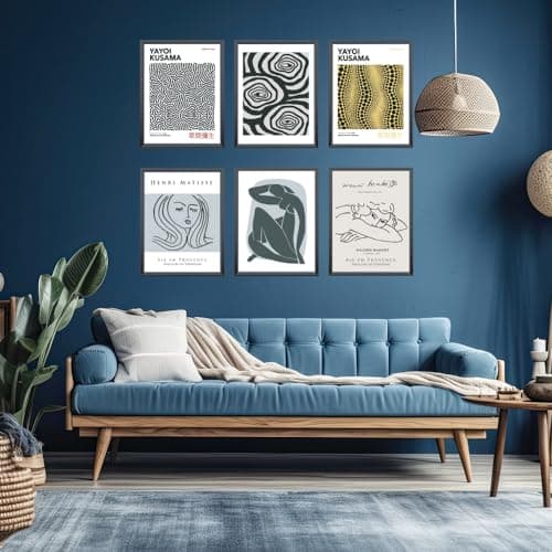 Winund set de 6 posters muraux 30x40 cm, SANS CADRE, décoration murale de chambre, tableaux, posters et arts décoratifs, accessoires de décoration intérieure, cadre A3, affiche decoration murale