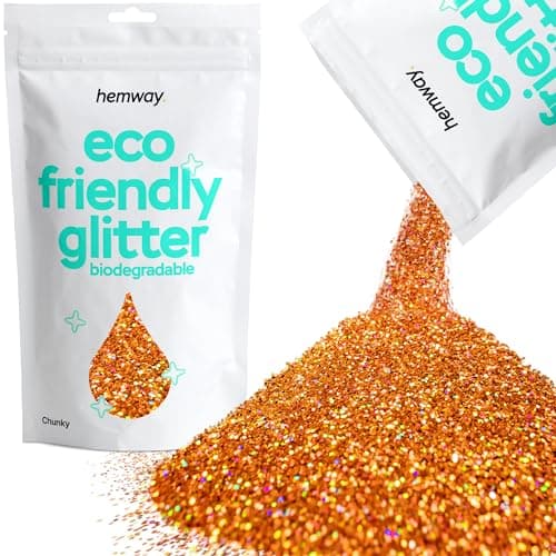 Paillettes biodégradables en cuivre holographiques respectueuses de l'environnement À base de plantes pour le visage le corps la résine 100g/3,5 oz