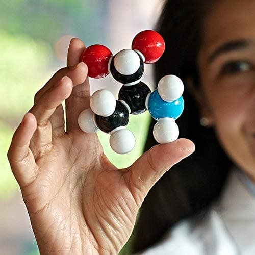 LINKTOR Kit de Modèle Moléculaire de Chimie (444 pièces) pour étudiant ou Enseignant pour l'apprentissage de la Chimie Organique et inorganique modèle de Structure Chimique Un Ensemble de fullerène
