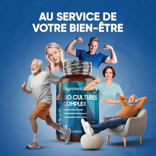 Probiotique Flore Intestinale 77 Milliards d'UFC Haute Dose - 20 Souches - 60 Gélules Vegan Probiotiques et Prébiotiques Lactobacillus Gasseri, Lactobacillus Rhamnosus, Bifidobacterium, Inuline, FOS.