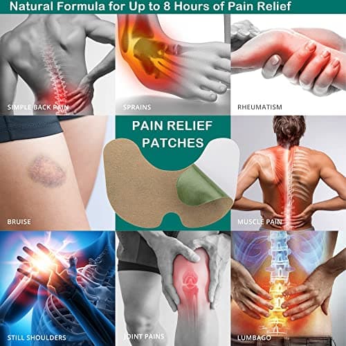 Patch Chauffant 26 Pcs,Patch Anti Douleur,Patch de soulagement de la Douleur au Genou, Idéal Pour Douleurs au Cou, Nuque, Epaules, Articulations, Courbatures