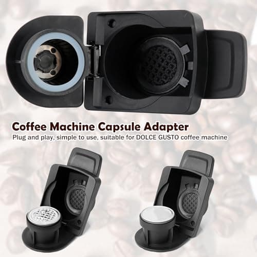 Otufan – Adaptateur De Capsules, Accessoire De Machine à Café Pour Capsules Jetables/réutilisables DOLCE GUSTO