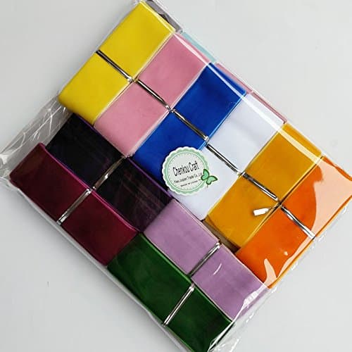 Chenkou Craft - Lot de rubans de velours de 18,3 m, largeur de 40 m, 20 couleurs en vrac