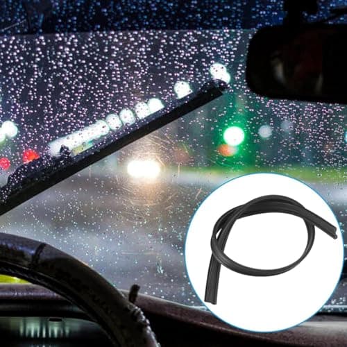 CPJJ 4 pièces caoutchouc essuie glace, 800 mm essuie glace voiture, pièces automobiles pour balais d'essuie-glace universels