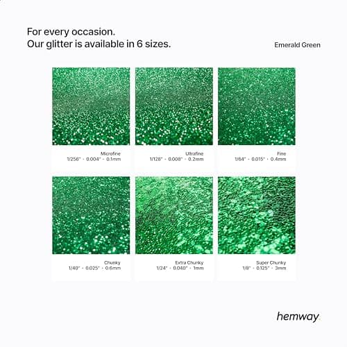 Shaker à paillettes vert émeraude pour nail art accessoires de festival de Noël résine artisanale extra épaisse cosmétique 115 g/4,1 oz