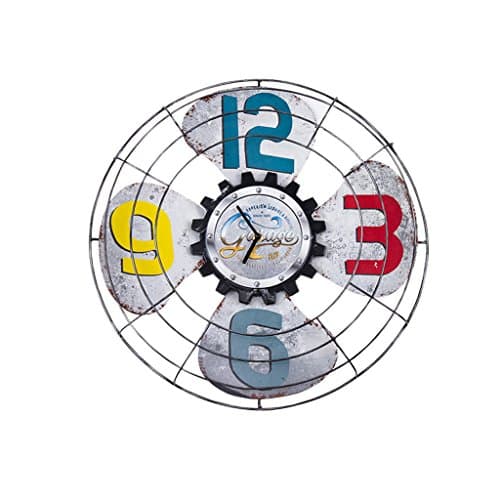 HYLR Creative Art de la Mode Retro Quiet Living Room Bedroom Wall Clock Wall Decoratives Modern Wall Clock