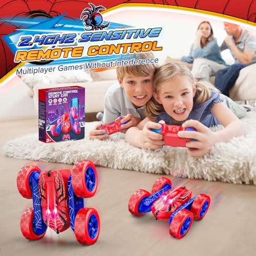 Dreamlandia Voiture Telecommandée Enfant, RC Voiture Radiocommandee Jouet Enfant 3 4 5 6 7 8 Ans Garçon, Cadeau Enfant 3-12 Ans, Voiture Enfant Jouet Garcon 3-8 Ans - Cadeaux de Noël Enfants 2024