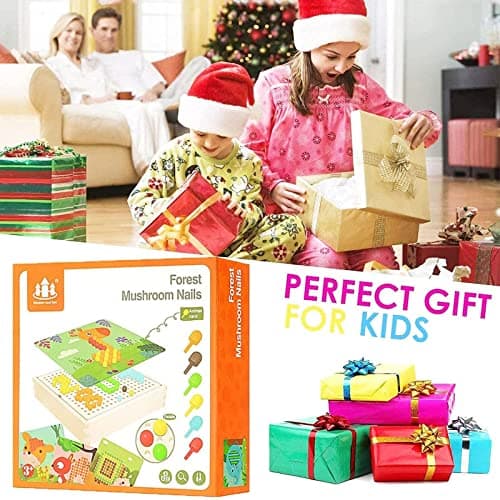 SunAurora Jeu de mosaïque pour enfants, avec 240 perles à emboîter, jeu éducatif créatif pour garçons et filles à partir de 2 ans