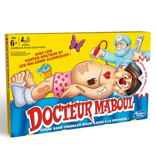 Habro Gaming Docteur Maboul, Jeu de Société Électronique Cartes et Bobos Rigolos, Activité pour Enfants dès 6 Ans, Amusants pour Filles et Garçons, Cadeau de Noël pour la Famille