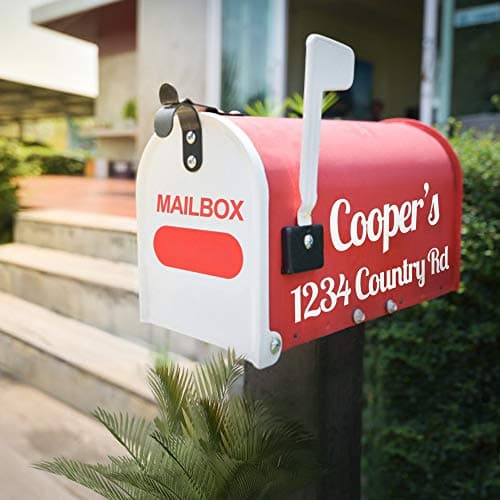 Anley Lettrage personnalisé en Vinyle pour fenêtre - Autocollant personnalisé avec Chiffres et Lettres pour Porte de fenêtre de Magasin - Polices de Couleurs Assorties et Tailles jusqu'à 254 cm Long