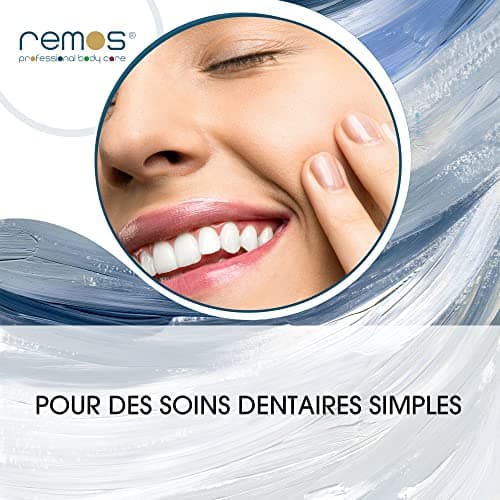 REMOS Gomme dentaire - polisseur en cas décoloration due tabac, thé, café & vin