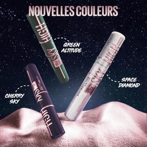 Maybelline New-York - Mascara Volume & Longueur - Sky High - Teinte : Space Diamond - 7,2 ml