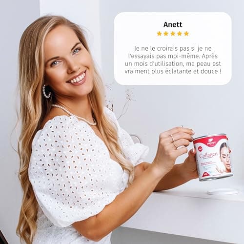 Collagène Skincare avec Naticol Collagène Marin, MSM et Vitamine C Poudre, Peptides de Collagène Marin Hydrolysé Type 1 - Collagène Cheveux et Pour la Peau, Nature's Finest by Nutrisslim