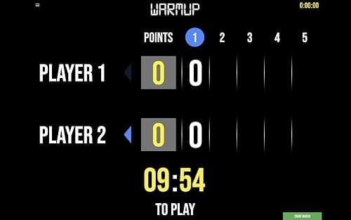 BT Tennis Scoreboard