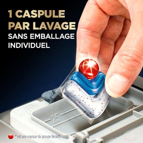 Finish Ultimate Plus Infinity Shine Pastilles Lave-Vaisselle, Propreté Intense & Brillance Étincelante, 146 Capsules