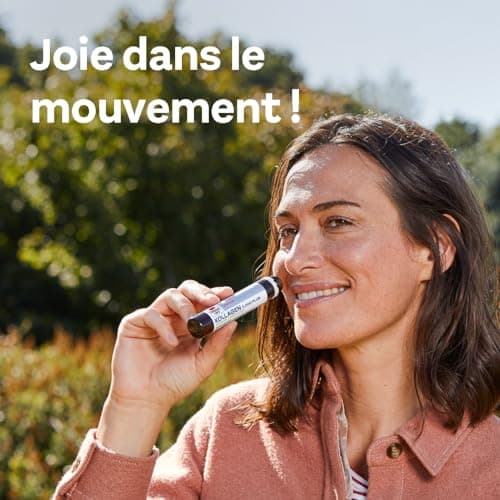 Doppelherz, Kollagen 11000 Plus, Hydrolysat de collagène et Vitamines C, D et minéraux, Pour les os, cartilages et muscles, Goût fruits des bois, 30 flacons de 25ml