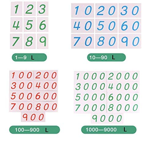 YYSDH Montessori d'or Perle Matériel Ensemble, Math décimale Bois Banque élémentaire Aides à l'enseignement des mathématiques de manipulatives pour Les Jouets de la Maternelle