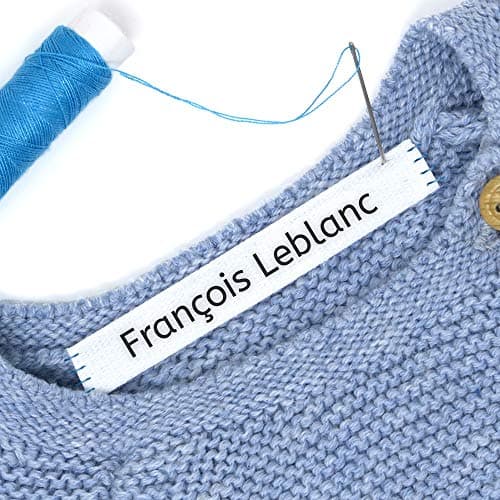 36 Étiquettes vêtements à coudre. Étiquettes personnalisées tissées pour le nom. Conçu pour les enfants,et pour la maison de retraite.