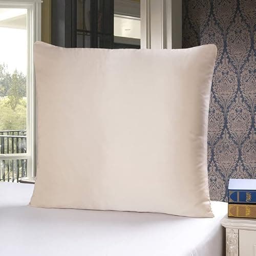 townssilk Housse de coussin double face, 65 x 65 cm, 100 % soie de mûrier pure, 82,46 g/m2 (19 mommes), convient pour la peau et les cheveux, avec fermeture éclair cachée, 600 fils, taupe