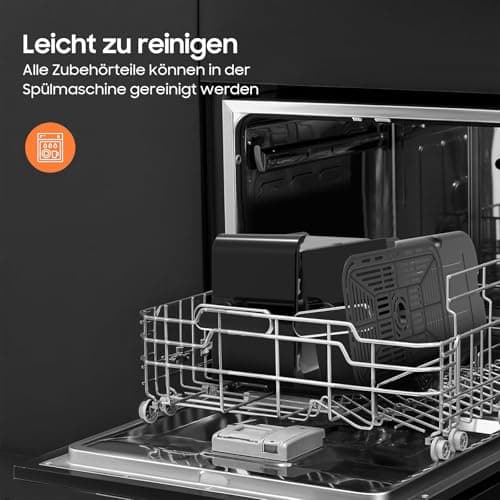 iceagle Friteuse sans Huile Dual Zone Air Fryer 11L – XXL Friteuse à Air avec Double Tiroir | Paniers Doubles Airfryer, 6 en 1, écran Tactile, 1700W, Recettes, Repas Sains pour une Grande Famille