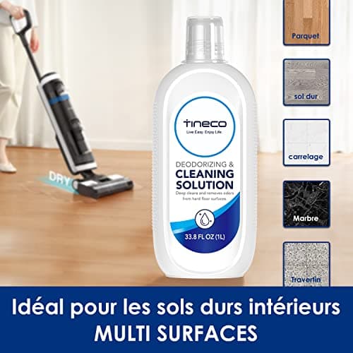 Tineco formule pour Tineco Nettoyeurs de sol, pour nettoyage multi-surfaces, 1 x 1L, pour Série Floor One S3, Série iFloor, Série Floor One S5, Floor One S6, Série Floor One S7 (Sans parfum)