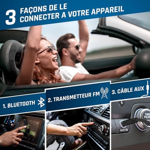 KLIM Discover Wood + Lecteur CD Portable Walkman avec Batterie Longue Durée + NOUVEAUTÉ + Ecouteurs Inclus + Radio FM + Compatible MP3 + Carte SD, Transmetteur FM, Bluetooth + Idéal pour la Voiture